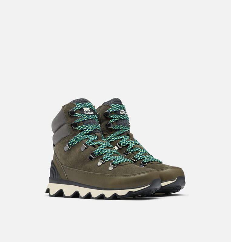 Sorel Kinetic™ Conquest Boot - Womens Sneakers Deep Green - 530214VWA